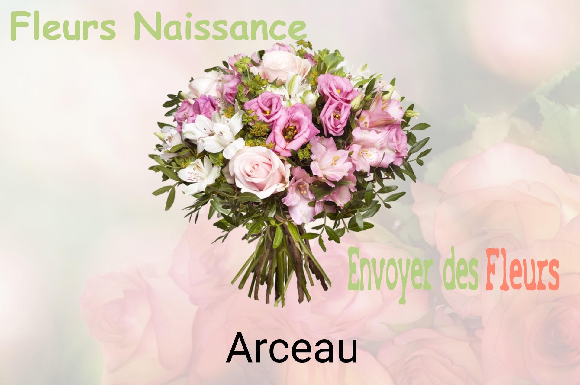 Bouquet de fleurs de naissance livré à Arceau